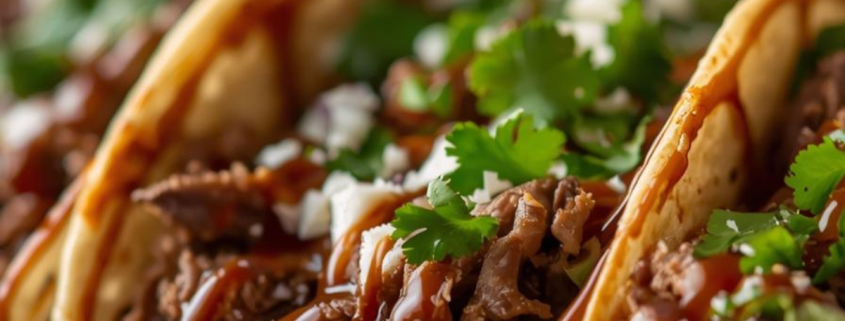 Tacos de Res con Salsa Inglesa al Estilo Cantinero